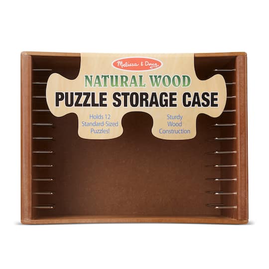 Melissa &#x26; Doug&#xAE; Natural Wood Puzzle Case